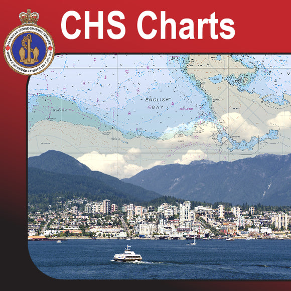 Print on Demand Paper Canadian Charts, issued by the Canadian Hydrographic Service or CHS