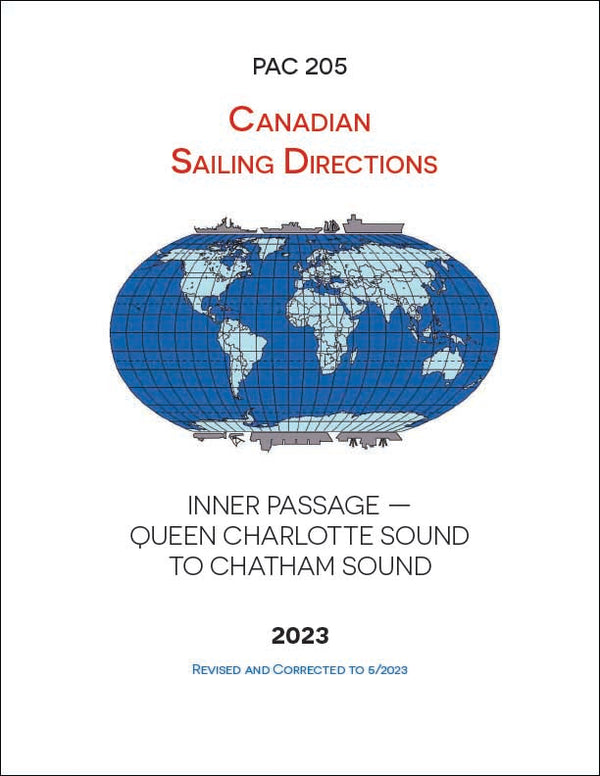 Canadian Sailing Directions PAC205E Inner Passage Queen Charlotte Sound to C Captain's