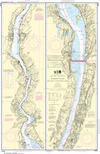 NOAA Print-on-Demand Charts US Waters-Hudson River New York to Wappinger Creek-12343