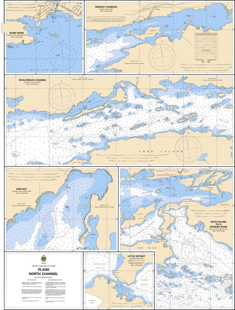 CHS Chart 2268: Plans North Channel