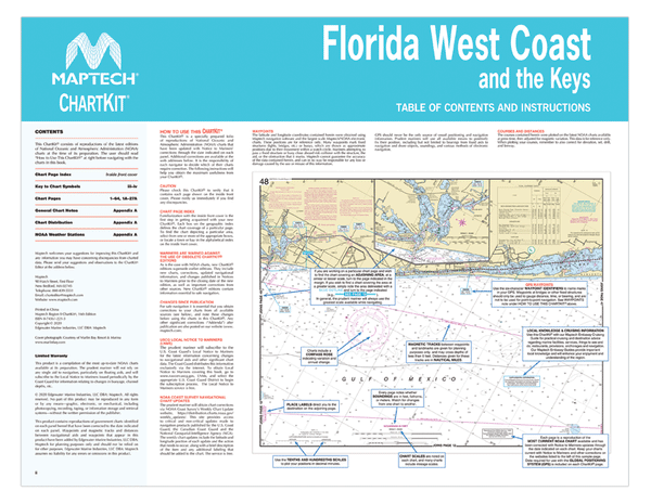 ●the west coast REPRESENTS ChartKit Region 8: Florida West Coast and the Keys (16th Ed