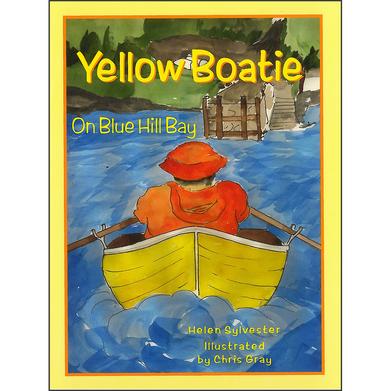 Yellow Boatie on Blue Hill Bay