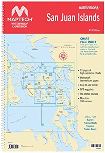 Waterproof Chartbook: San Juan Islands - Richardson's Maptech (4th Edition)