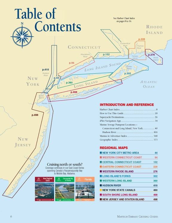 Embassy Cruising Guide: Long Island Sound to Cape May, NJ (19th Edition)