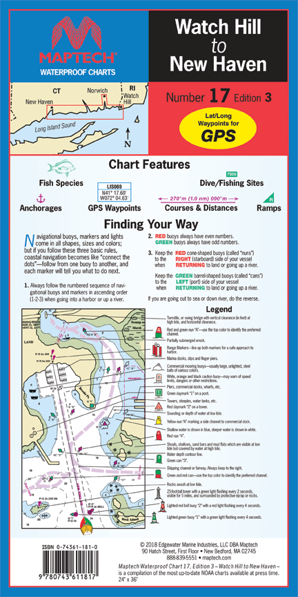 Waterproof Chart: Seattle & Lake Washington - Richardson’s Maptech 