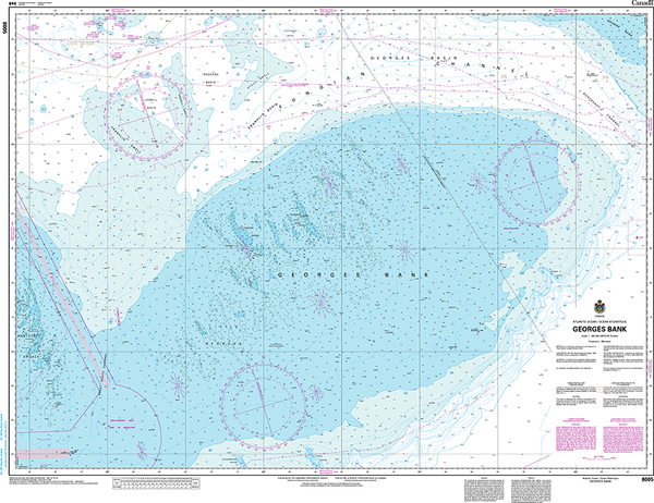 CHS Chart 8005: Georges Bank - Captain's Nautical Books & Charts