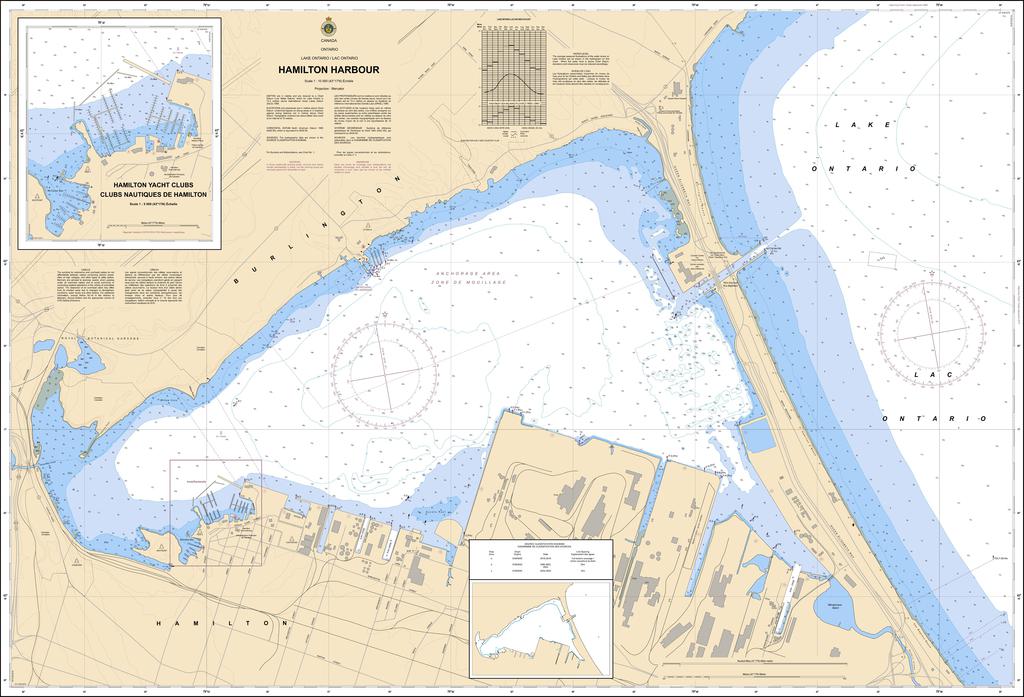 CHS Chart 2067: Hamilton Harbour