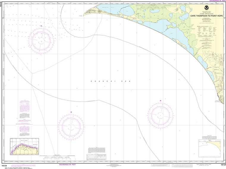 NOAA Chart 16124: Cape Thompson to Point Hope