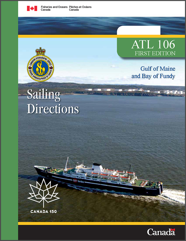 Sailing Directions ATL106E: Gulf of Maine and Bay of Fundy
