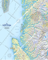 Southern Portion of the Inside Passage Route Planning Map includes Desolation Sounds, the Broughton Islands, Johnstone Strait, Queen Charlotte Sound, Hecate Strait, and the British Columbia Coast.