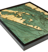 WoodChart of Long Island Sound and The Hamptons