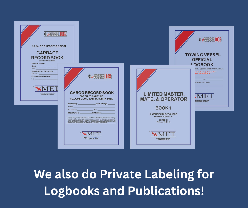 We do Private Labeling for Logbooks & Publications!