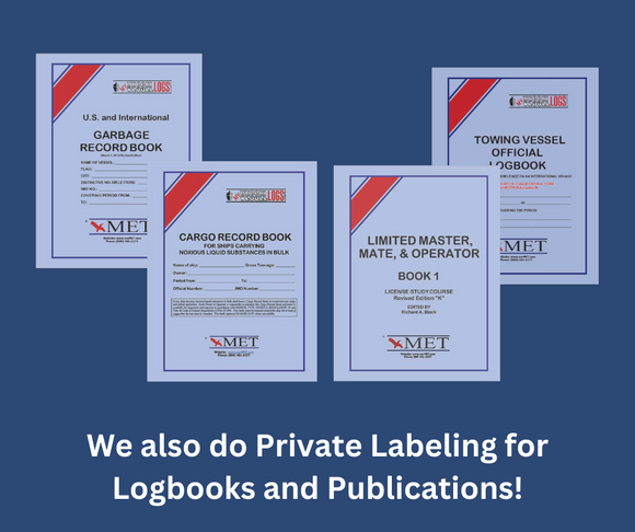 We do Private Labeling for Logbooks & Publications!
