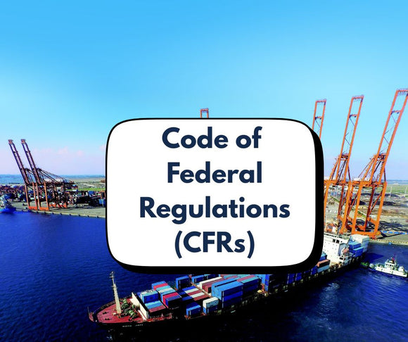 US Code of Federal Regulations (CFRs)