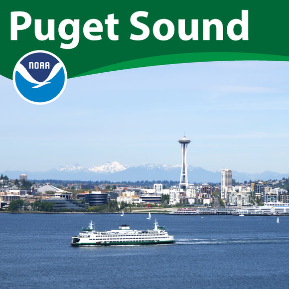 NOAA Charts for the Pacific Coast (P1): North Washington & Puget Sound