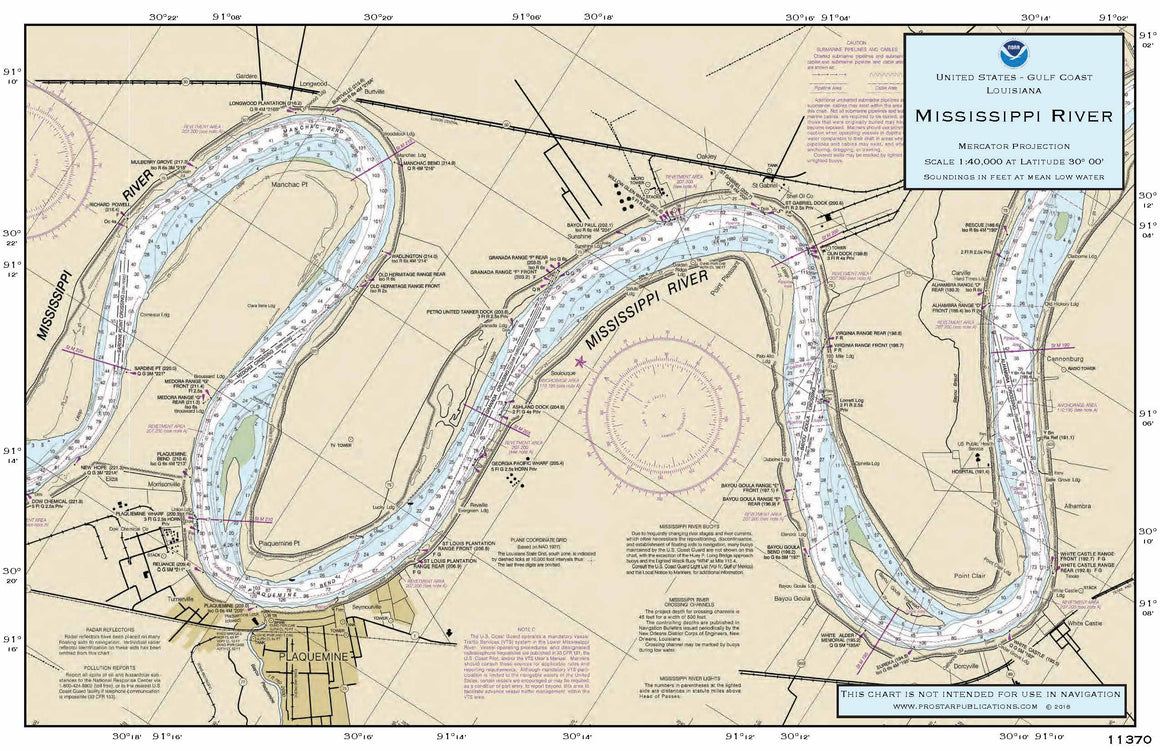 Nautical Placemat: Miami Harbor (FL)
