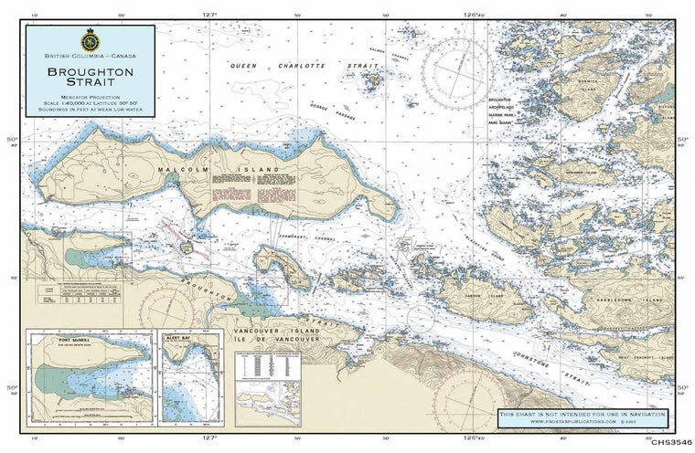 Nautical Placemat: Broughton Strait