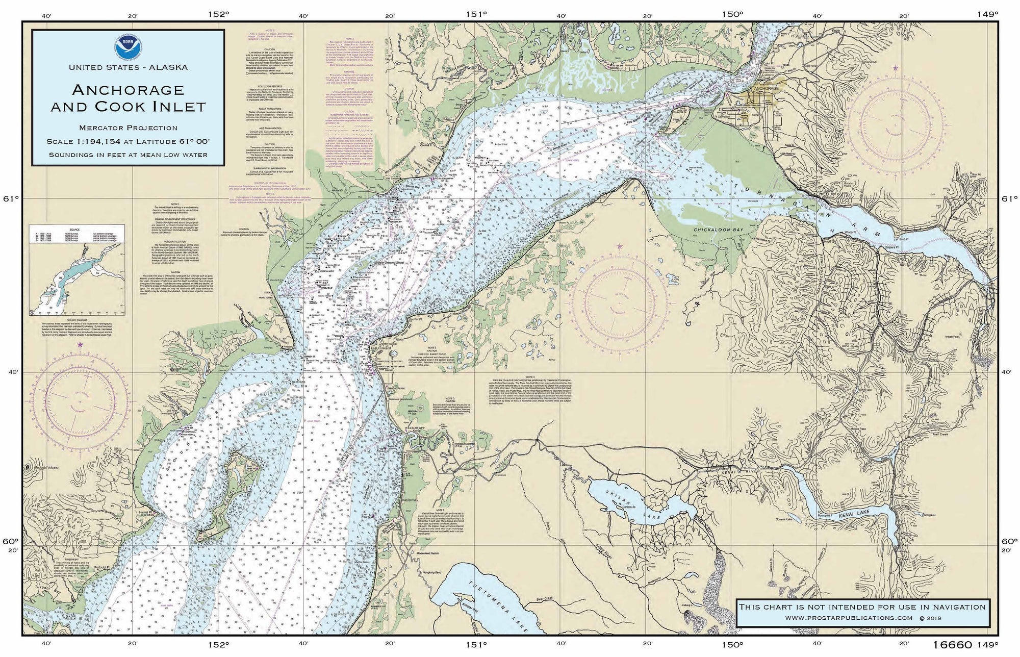 Nautical Placemat: Anchorage & Cook Inlet
