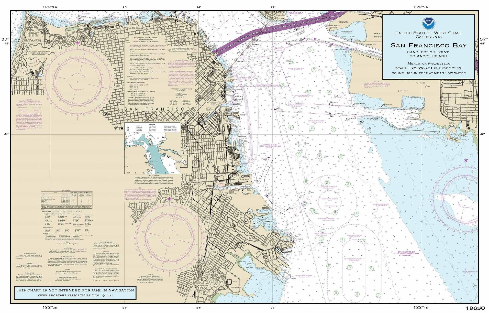 Nautical Placemat: San Francisco (CA)