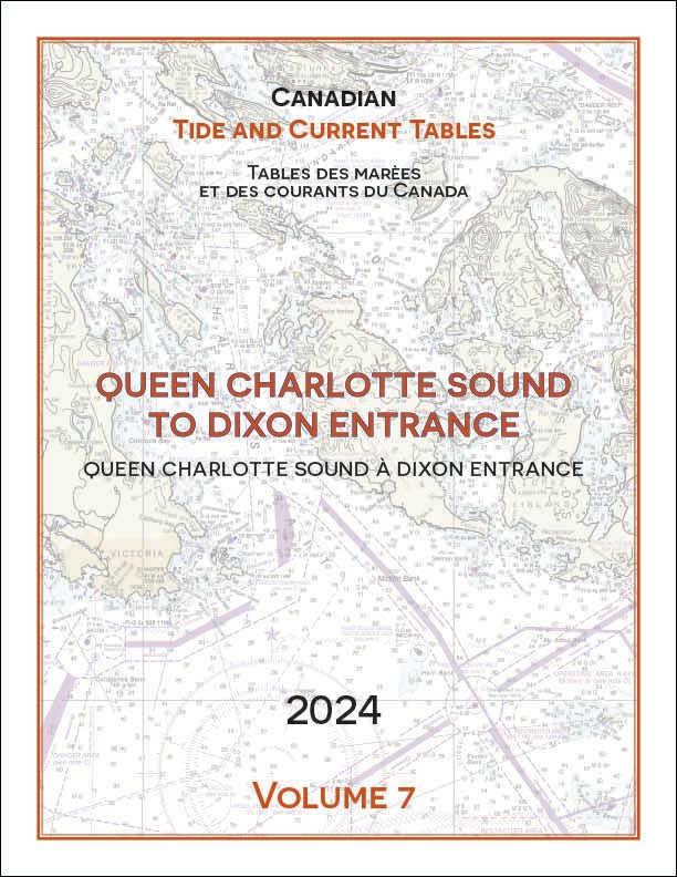 2024 Canadian Tide & Current Tables (Volume 7)