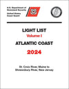 2024 Light List Volume I: Atlantic Coast (Maine to New Jersey)