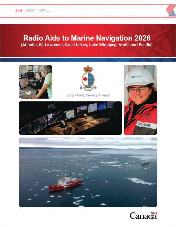 Canadian Radio Aids to Marine Navigation 2026