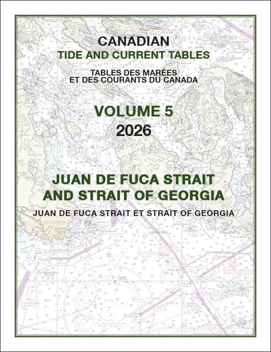 2026 Canadian Tide & Current Tables (Volume 5)