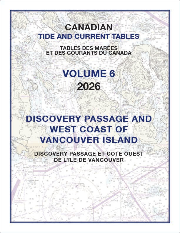 2026 Canadian Tide & Current Tables (Volume 6)