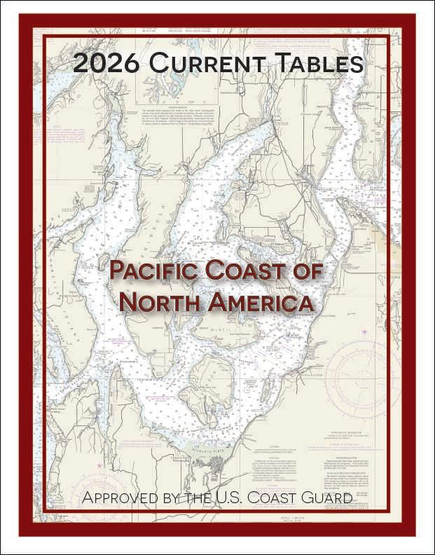 2026 Tidal Current Tables: Pacific Coast of North America