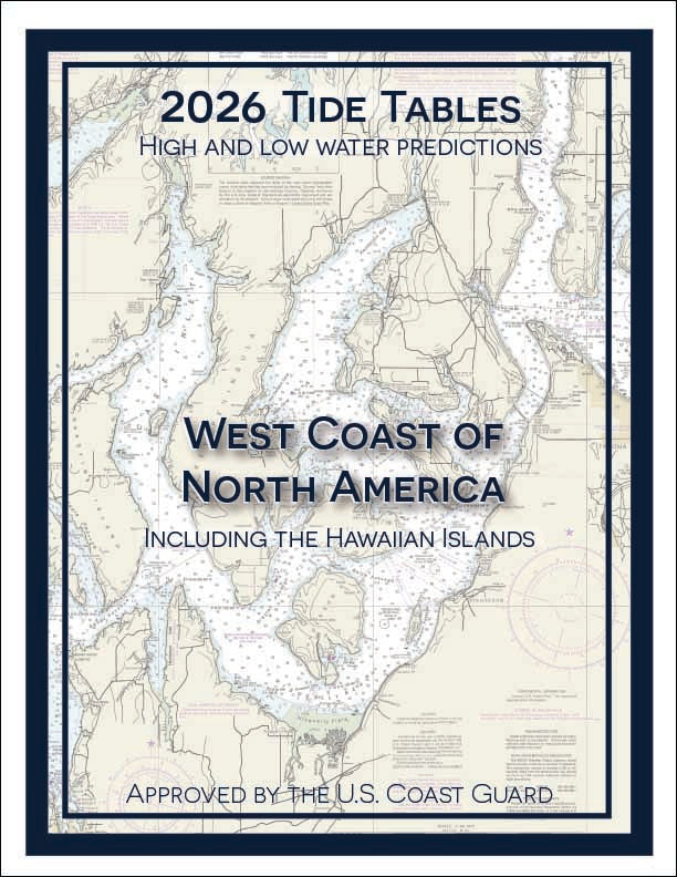 2026 Tide Tables: West Coast of North America Including the Hawaiian Islands