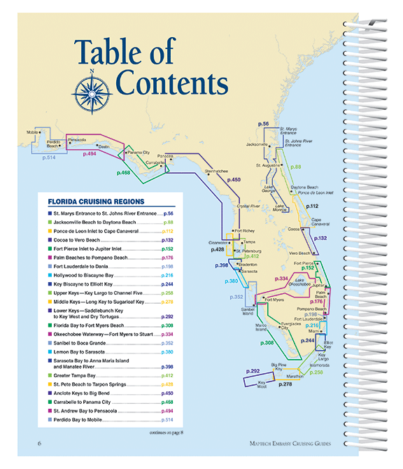 Maptech Embassy Cruising Guides: Florida to Mobile Bay