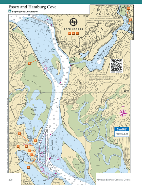 Maptech Embassy Cruising Guides: Long Island Sound to Cape May, NJ