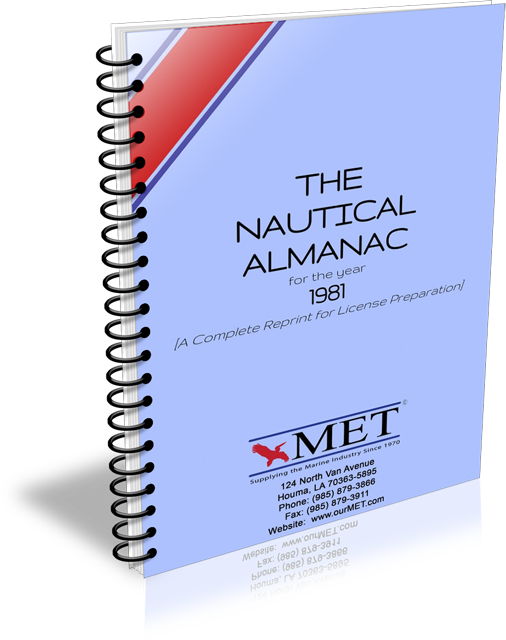 BK-246 Merchant Marine Nautical Almanac 1981