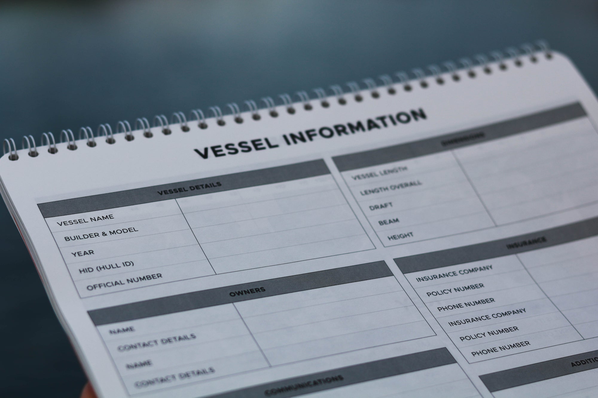 The Offshore Logbook - Passage and Offshore Sailing Log