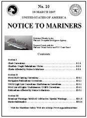 Notice To Mariners (Printed)