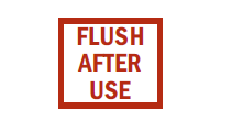 S-41 Flush After Using