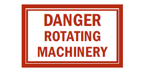 S-33 Danger Rotating Machinery - Captain's Nautical Books & Charts