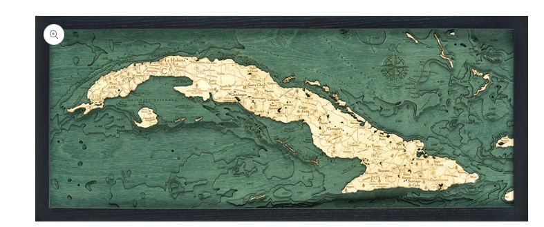 WoodChart of Cuba