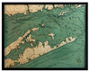 WoodChart of East Long Island/ The Hamptons