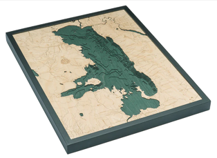 WoodChart of Flathead Lake, Montana