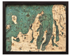 WoodChart of Grand Traverse Bay, Michigan (Small)