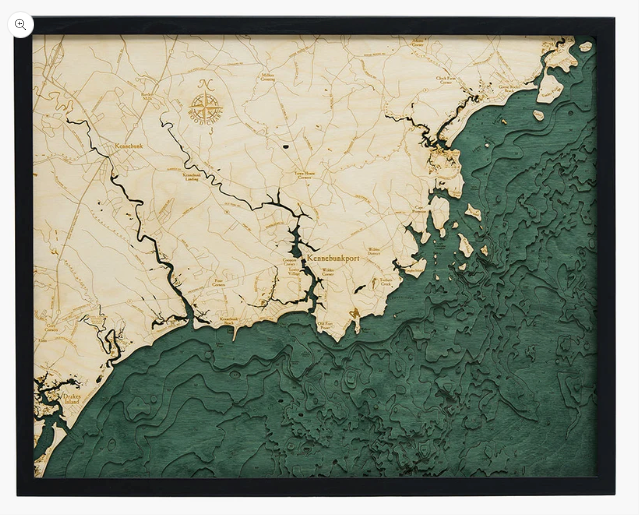 WoodChart of Kennebunkport, Maine Coast