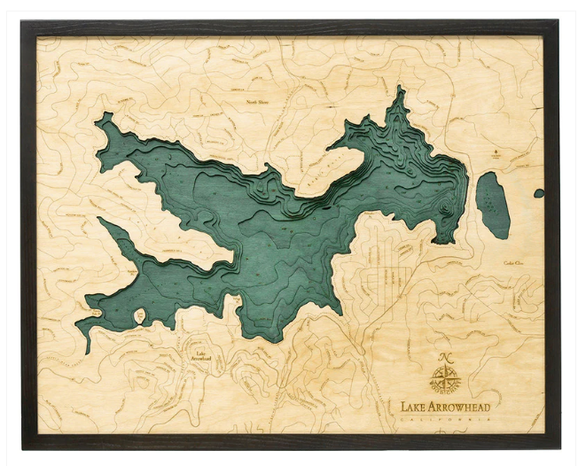 WoodChart of Lake Arrowhead, California