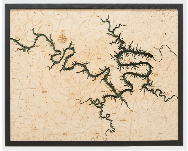 WoodChart of Lake of the Ozarks