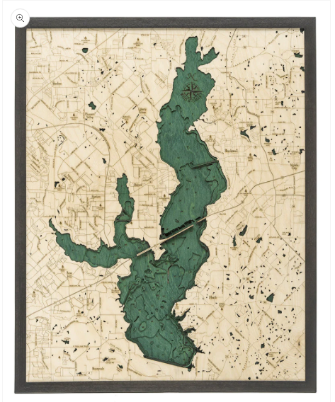 WoodChart of Lake Ray Hubbard, Texas