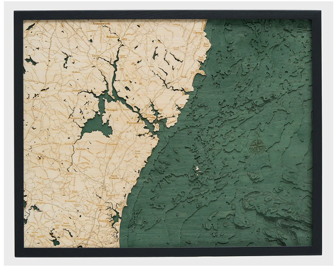 WoodChart of New Hampshire Coast