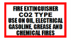 S-T1 CO2 Type Fire Extinguisher-USE