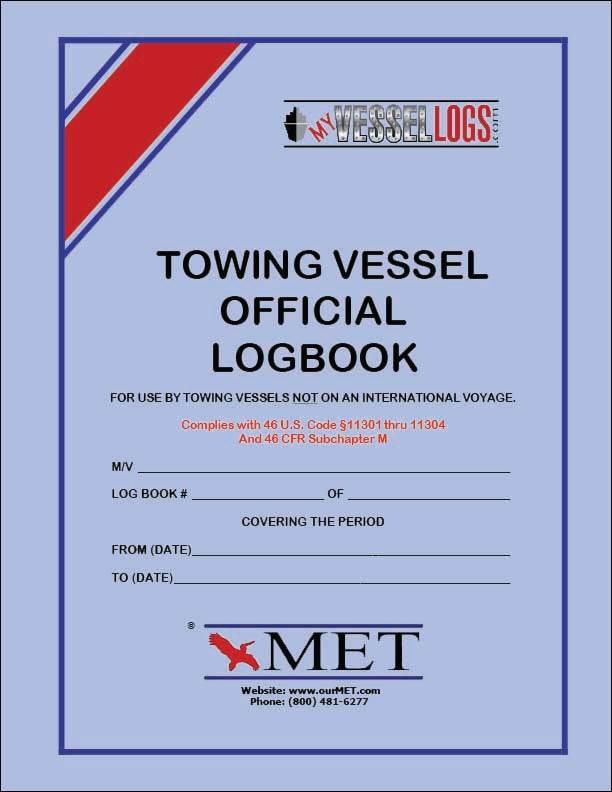 BK-133 Towing Vessel Official Logbook