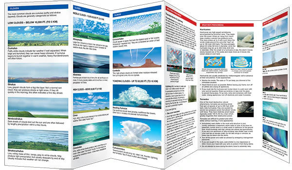 Weather - A folding Pocket Guide to Clouds, Storms & Weather Patterns