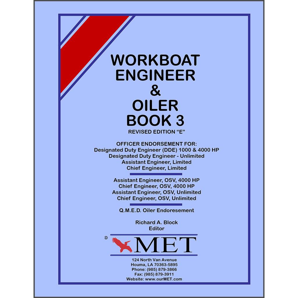 EBook: Workboat Engineer & Oiler Book 3 (DIGITAL FILE)